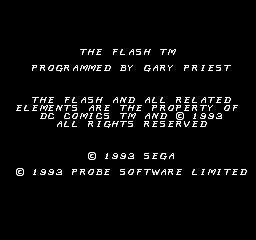 The Flash screenshot 2 for Sega Master System